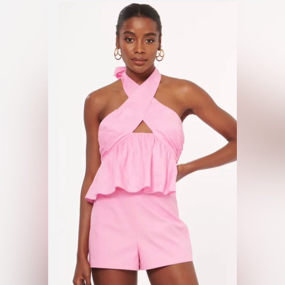 Cami NYC Milly Cami Candy
Size: L
100% linen
New with tags